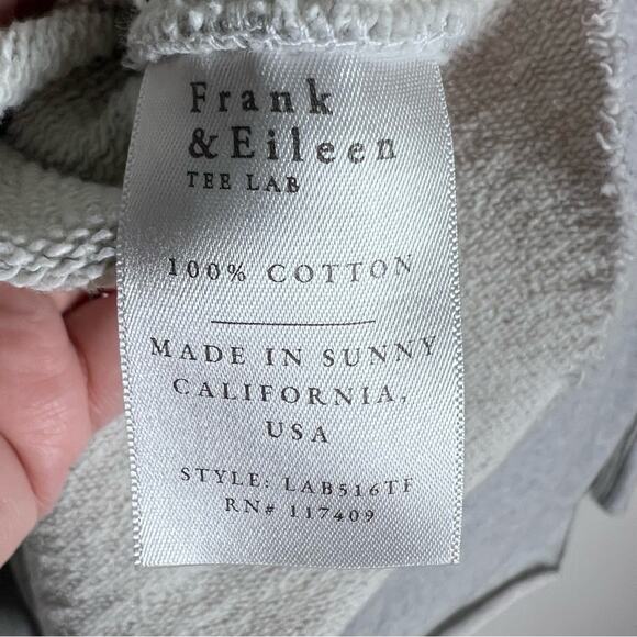 Frank & Eileen  Eamon Gray Melange Joggers Sweatpants  Sz S - Picture 8 of 8